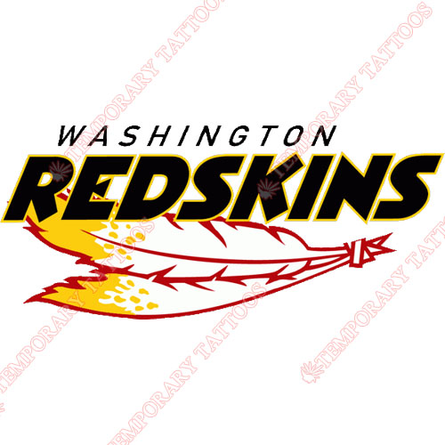 Washington Redskins Customize Temporary Tattoos Stickers NO.848